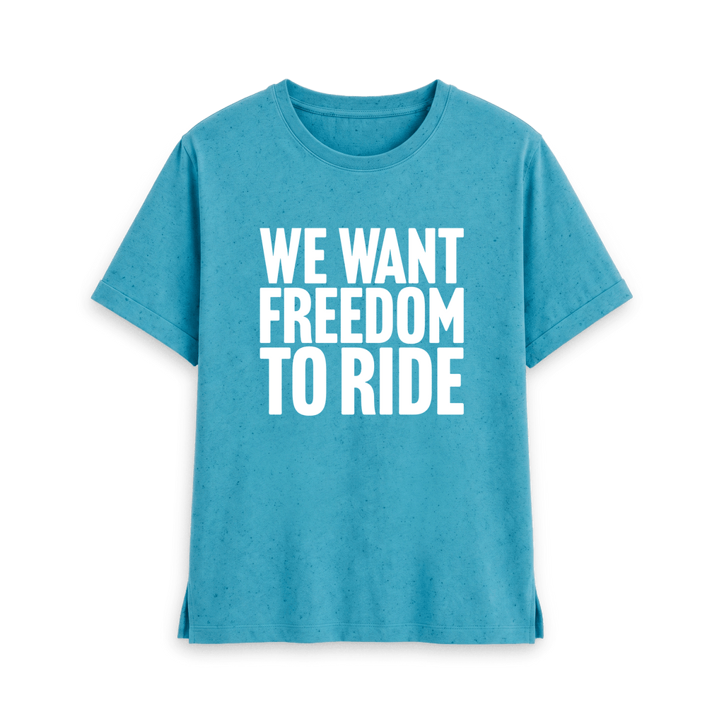 Ocean Blue Printed T-shirt Front