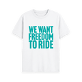 White Printed T-shirt Front