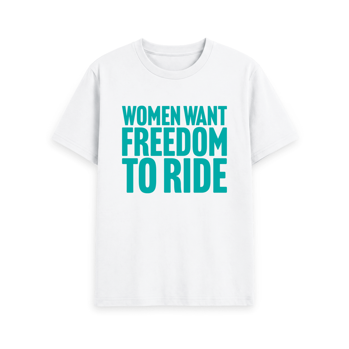 White Printed T-shirt Front