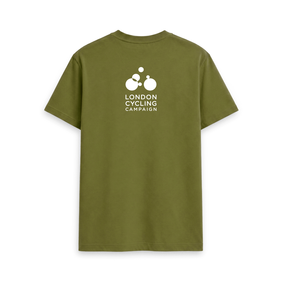 Moss Green Printed T-shirt Back