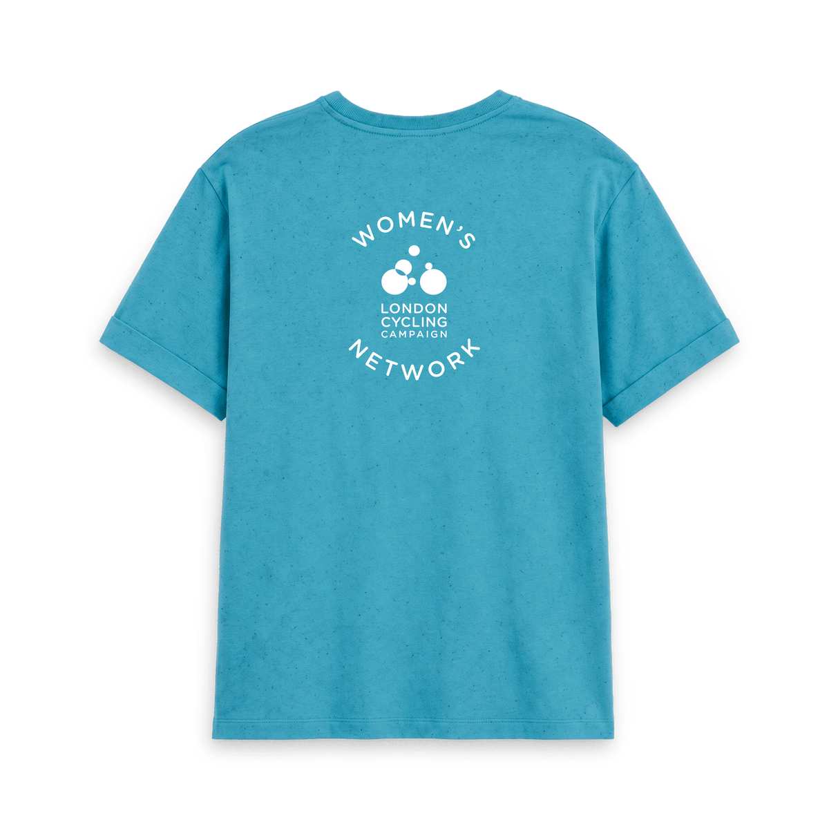 Ocean Blue Printed T-shirt Back