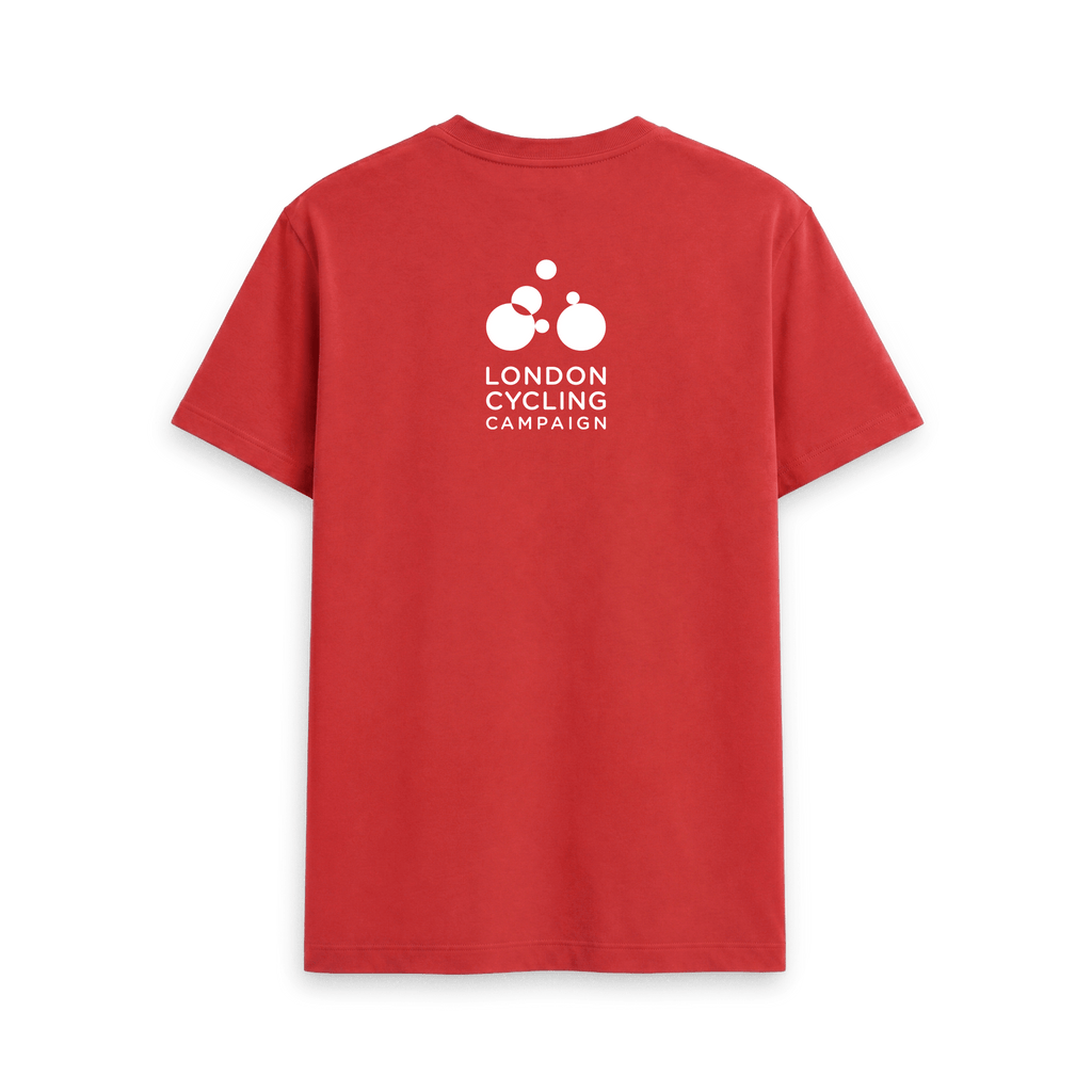 Red Printed T-shirt Back