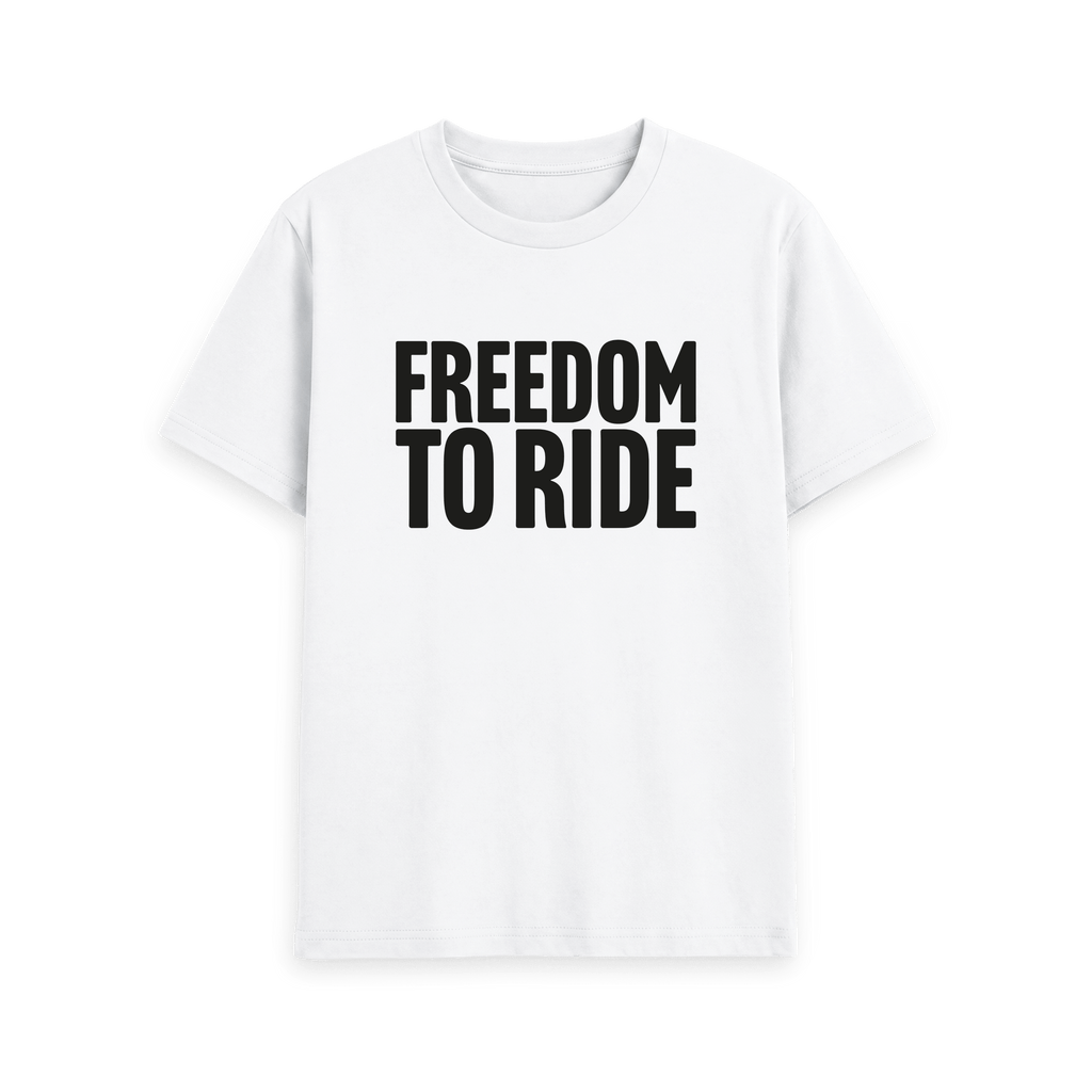 White Printed T-shirt Front