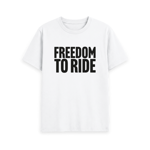 White Printed T-shirt Front