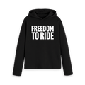 Black Printed Hoody Front