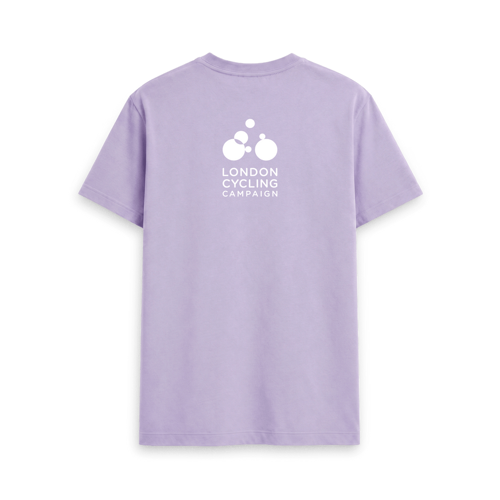 Lilac Printed T-shirt Back
