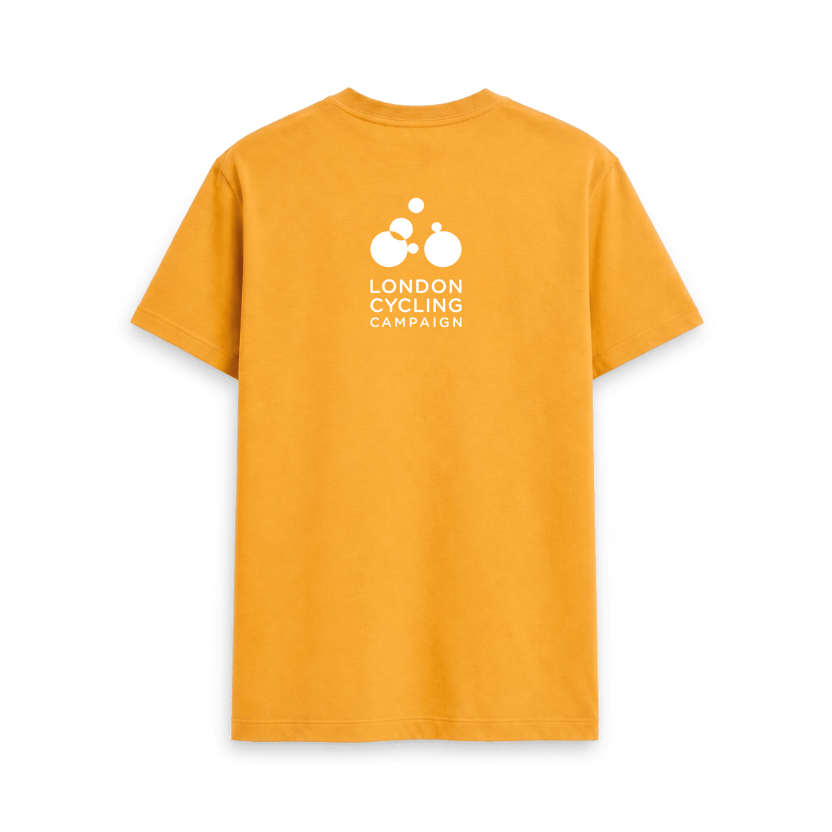 Mustard Printed T-shirt Back