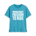 Ocean Blue Printed T-shirt Front