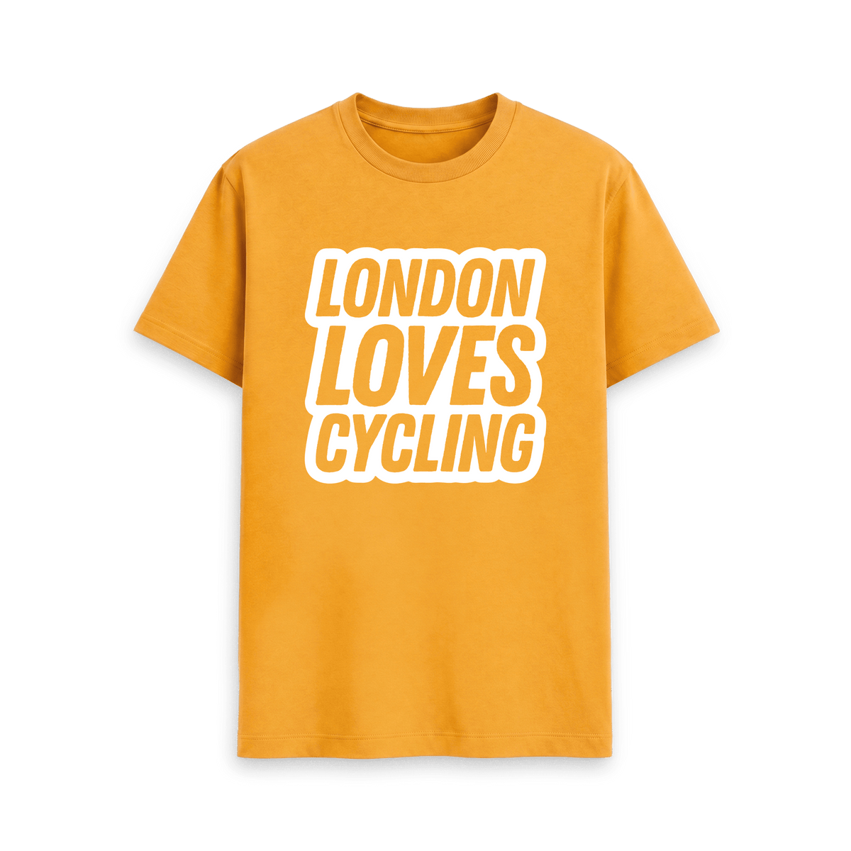 Mustard Printed T-shirt Front