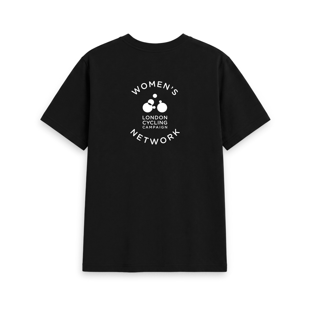 Black Printed T-shirt Back