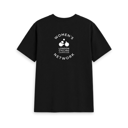 Black Printed T-shirt Back