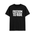 Black Printed T-shirt Front