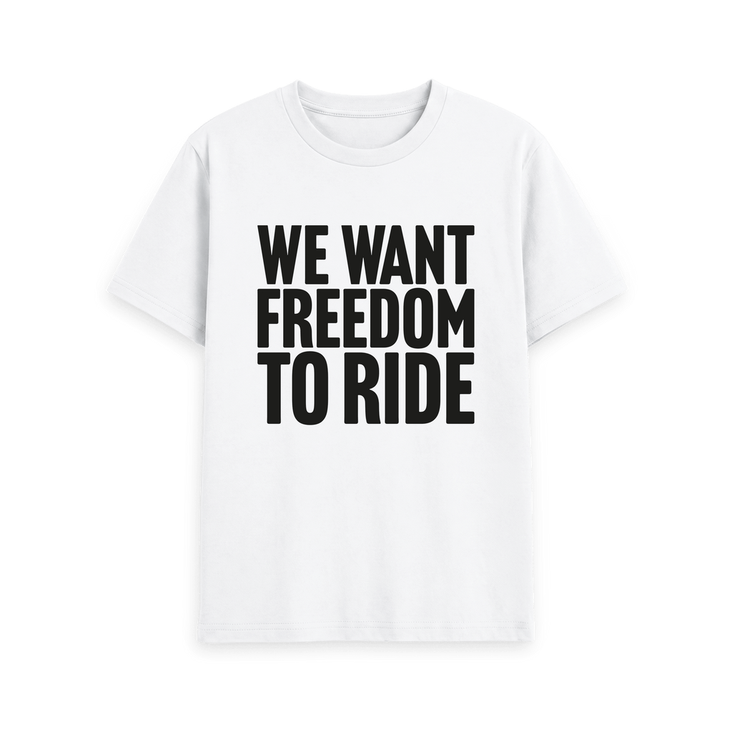 White Printed T-shirt Front