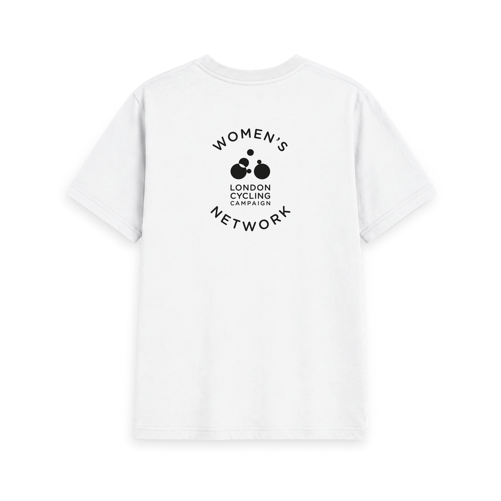 White Printed T-shirt Back