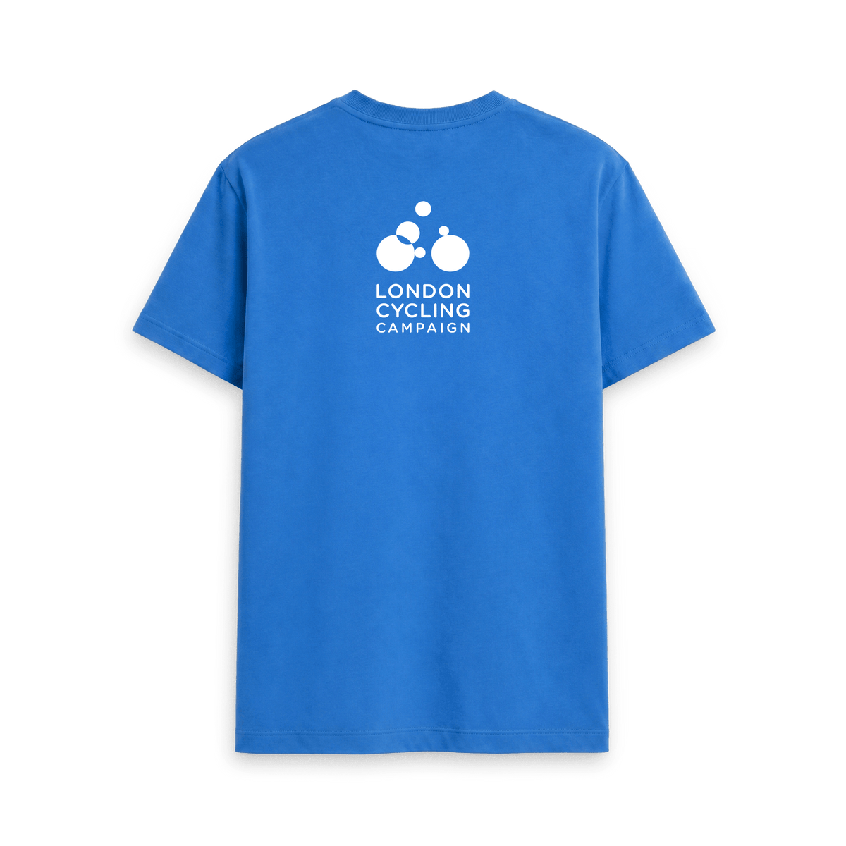 Bright Blue Printed T-shirt Back